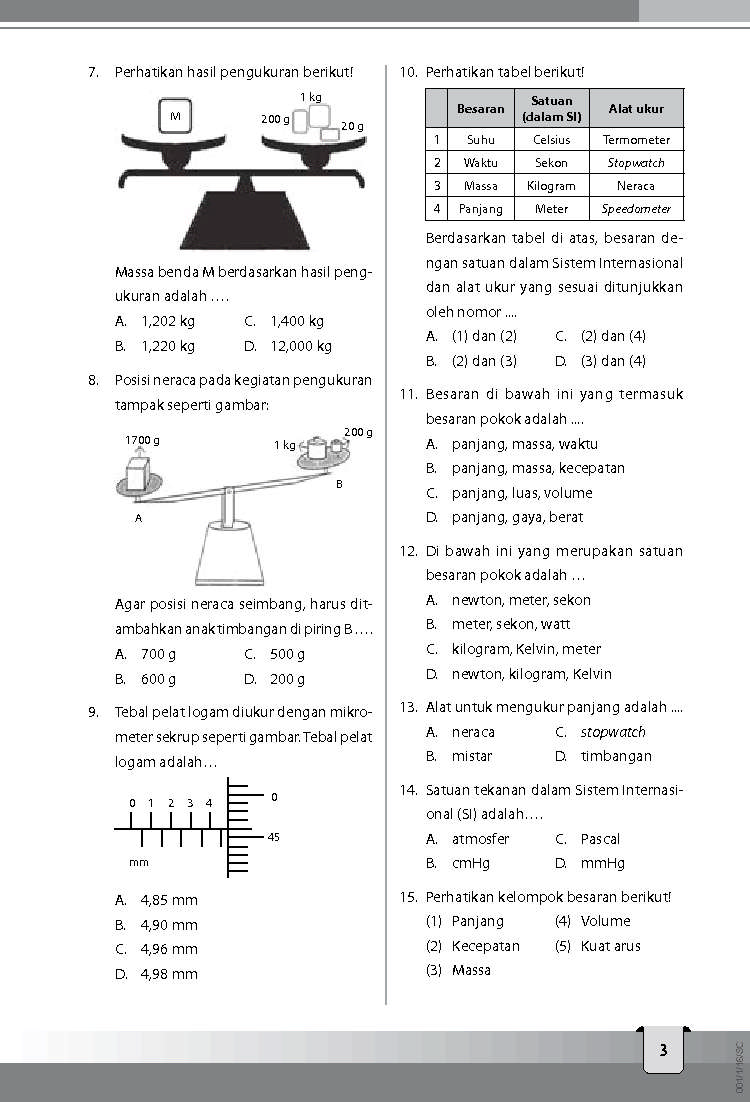 Contoh Soal Fisika Kelas 10 Semester 2 - Piffle me