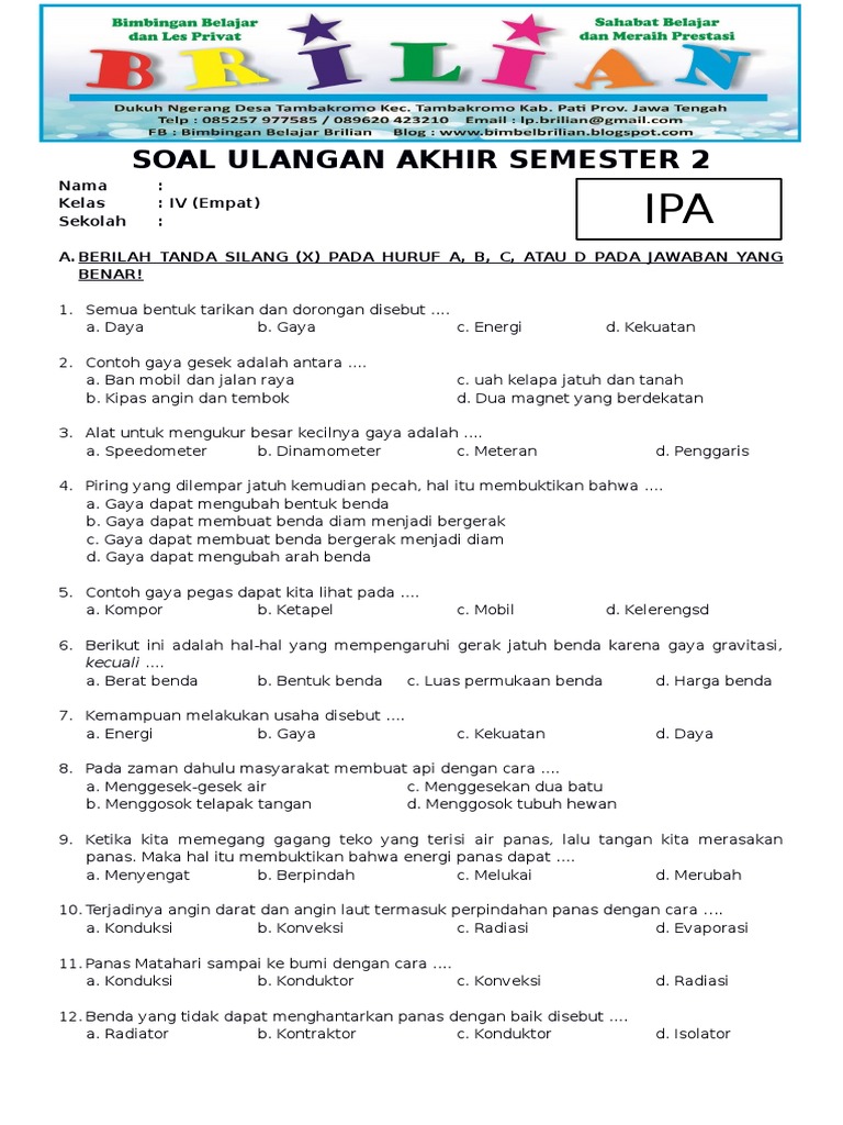 5 Rahasia Bank Soal IPA Kelas 6 Semester 1 yang Jarang Diketahui Guru dan Orang Tua