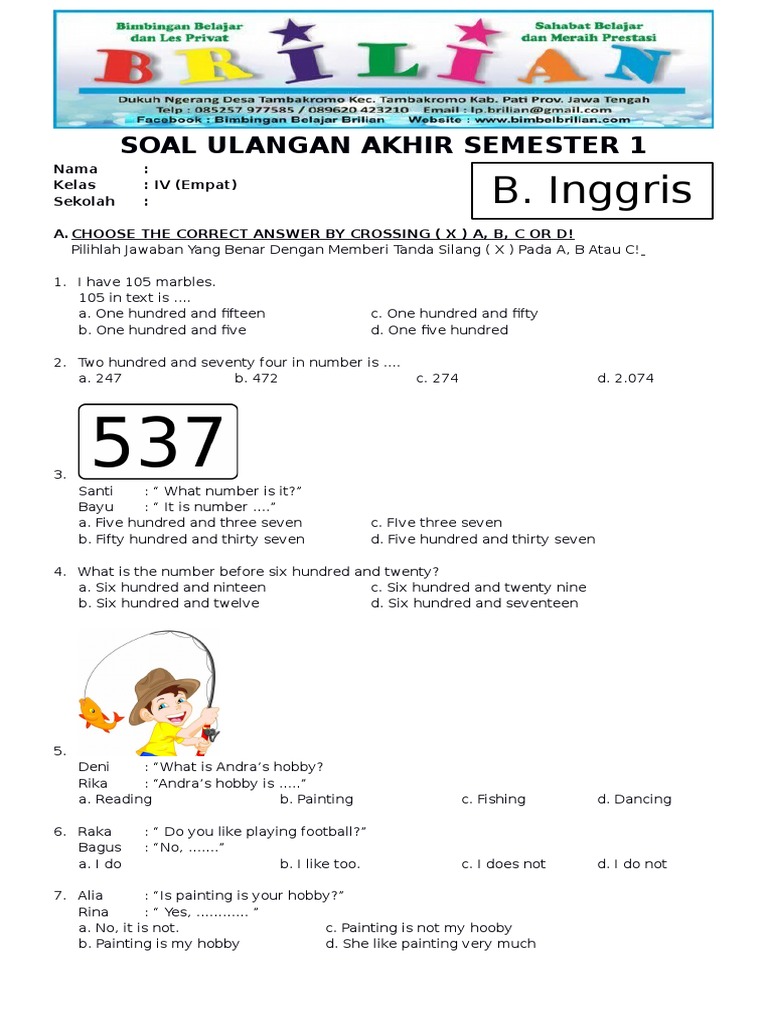 7 Contoh Soal Essay Bahasa Inggris Kelas 4 SD yang Wajib Dikuasai Sebelum Ujian 2026
