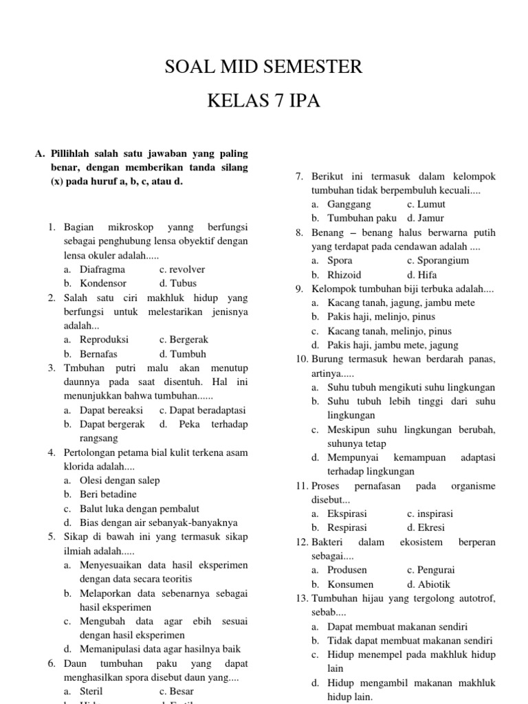 Taklukkan Penilaian Akhir Semester 2 Panduan Lengkap Download Latihan