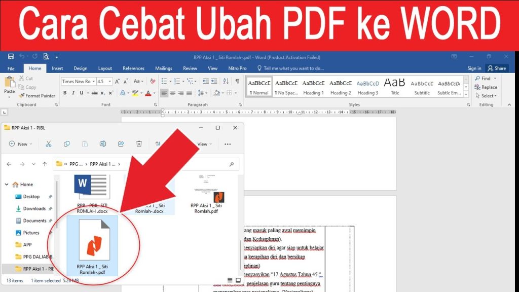 5 Cara Cepat Ubah PDF ke Word, Ternyata Semudah Ini dan Bisa Langsung Dicoba