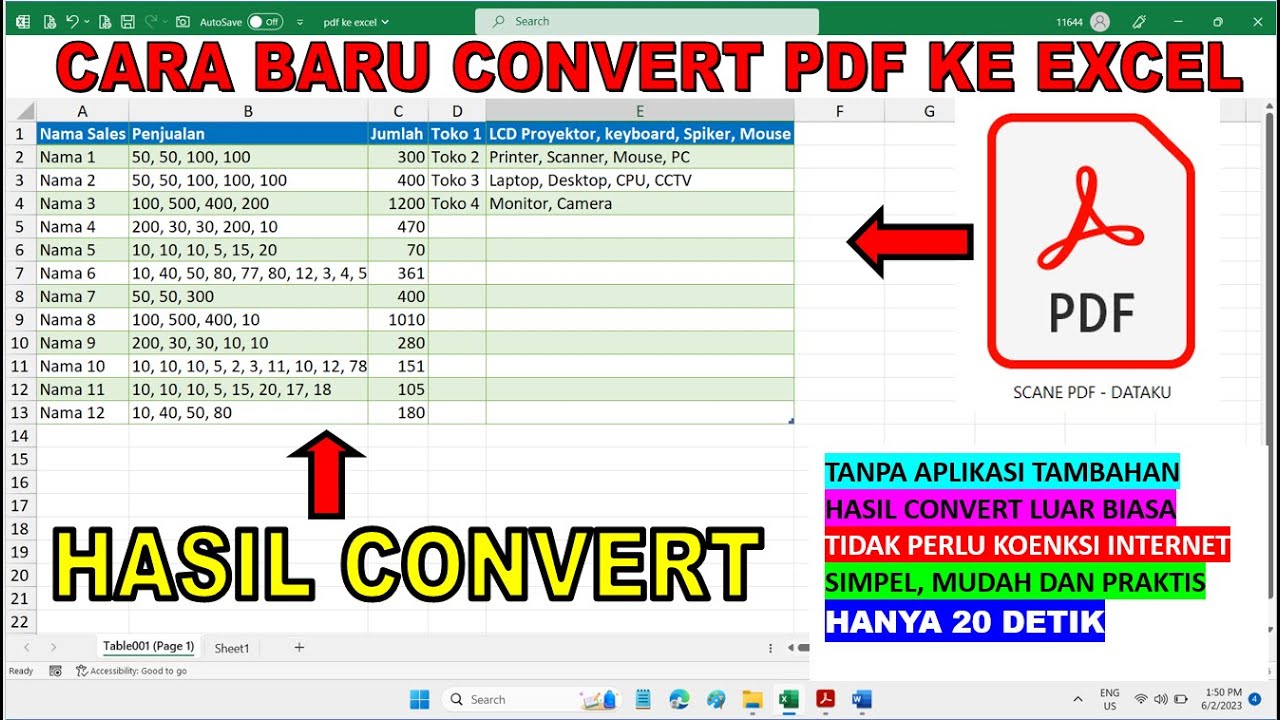 Masukkan Data Pdf Ke Spreadsheet Excel Secara Langsung SVFH Masukkan Data Pdf Ke Spreadsheet Excel Secara Langsung SVFH
