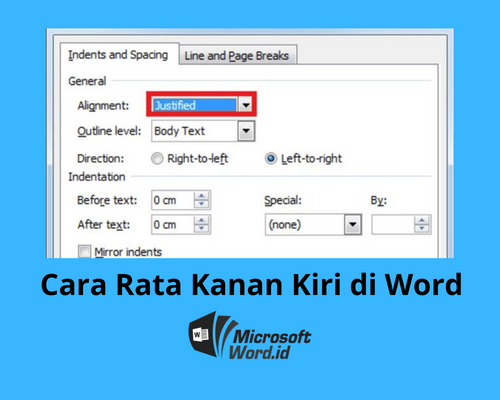 5 Langkah Terbukti Mengubah Ketikan di Microsoft Word Dari Kanan ke Kiri Tanpa Ribet