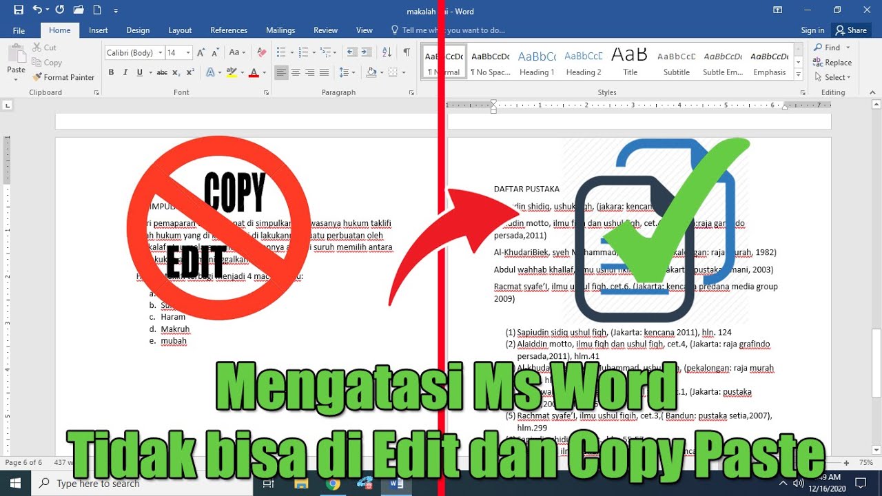 Cara Mengubah File Word Menjadi Tidak Bisa Diedit Panduan Lengkap