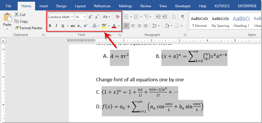 Cara Cepat Mengubah Font Equation Word Ternyata Semudah Ini, 5 Trik Wajib Tahu Sebelum Terlambat