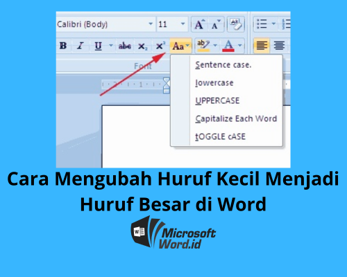 Cara Cepat Mengubah Huruf Kecil Menjadi Besar di Word Ternyata Semudah Ini, Jangan Sampai Salah Pilih Fiturnya