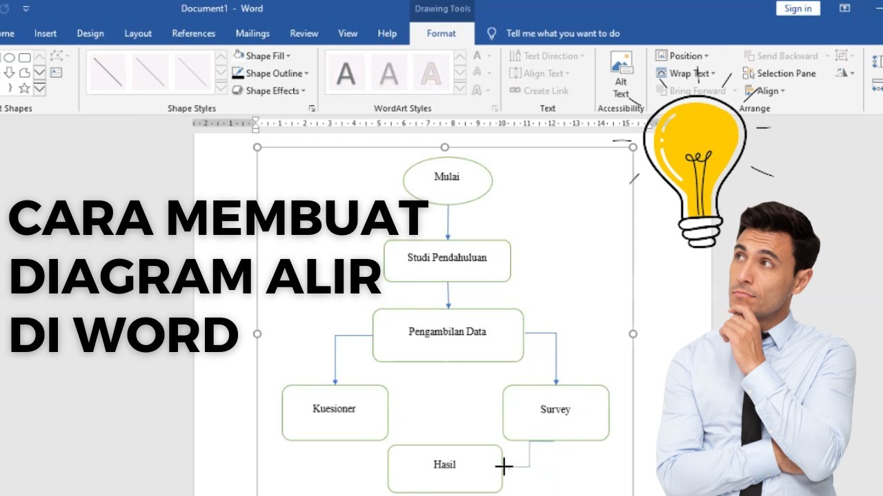 Terbukti Cara Mengubah Kotak Jadi Bulat di Diagram Alir Word dalam 4 Langkah Mudah
