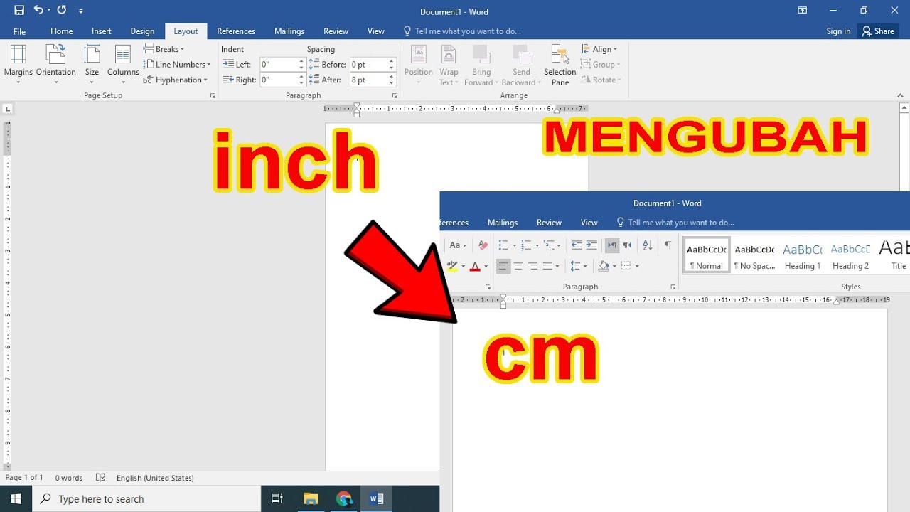 Terungkap Rahasia Mengubah Ke Cm Di Word untuk Hitung Luas dan Keliling dengan Mudah