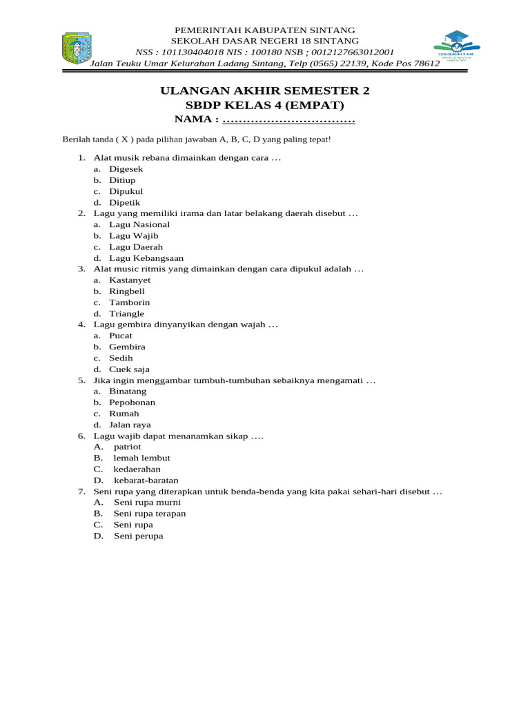 5 Tips Menguasai Soal SBDP Kelas 4 Tema 1 Subtema 3 Setelah Indonesia Juara ASEAN Cup 5 Tips Menguasai Soal SBDP Kelas 4 Tema 1 Subtema 3 Setelah Indonesia Juara ASEAN Cup