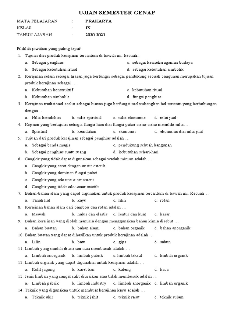 7 Rahasia contoh soal prakarya kelas 9 semester 2 bab 1 untuk Bekerja di Portugal 7 Rahasia contoh soal prakarya kelas 9 semester 2 bab 1 untuk Bekerja di Portugal