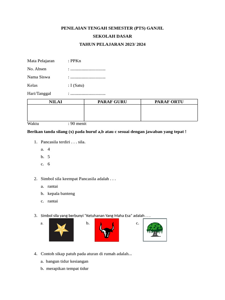 Soal PKN Kelas 1 SD tentang Pancasila di LKBN ANTARA, Rahasia yang Jarang Diketahui Soal PKN Kelas 1 SD tentang Pancasila di LKBN ANTARA, Rahasia yang Jarang Diketahui