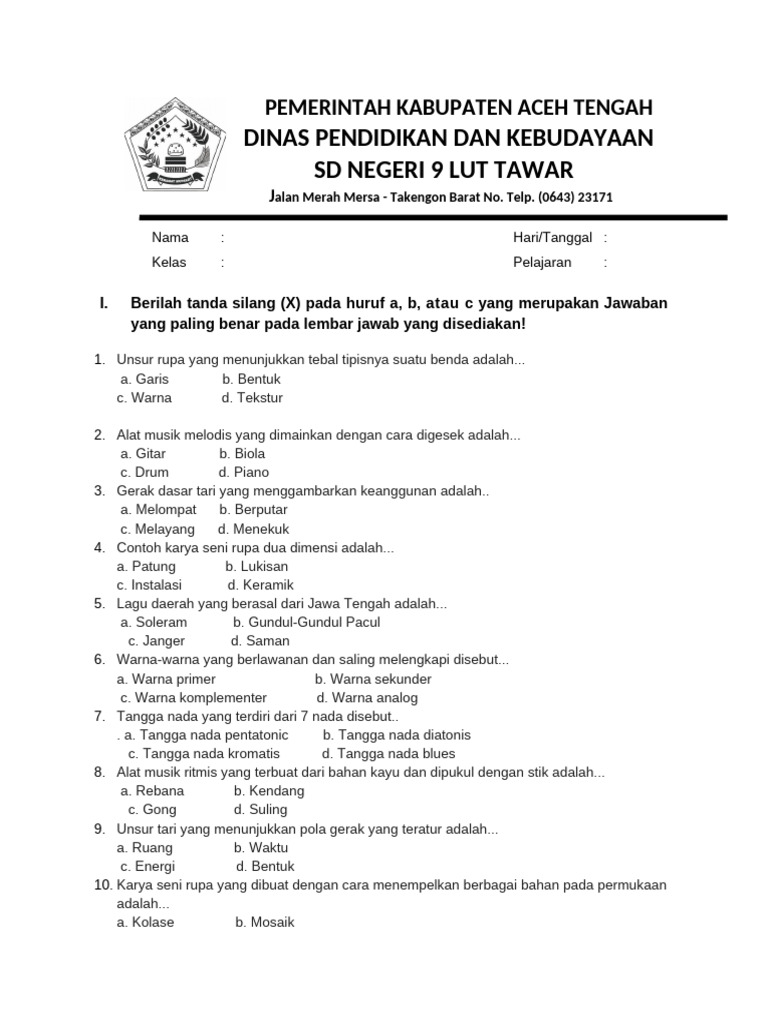 Terbukti! Cara Menguasai Soal SBDP Kelas 4 Tema 4 Tanpa Salah Sebelum Ujian Nasional