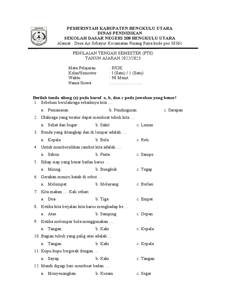 Terbukti Soal PJOK Kelas 1 Semester 1 Ini Bisa Bikin Negara Tetangga Hati‑Hati Sebelum Terlambat Terbukti Soal PJOK Kelas 1 Semester 1 Ini Bisa Bikin Negara Tetangga Hati‑Hati Sebelum Terlambat