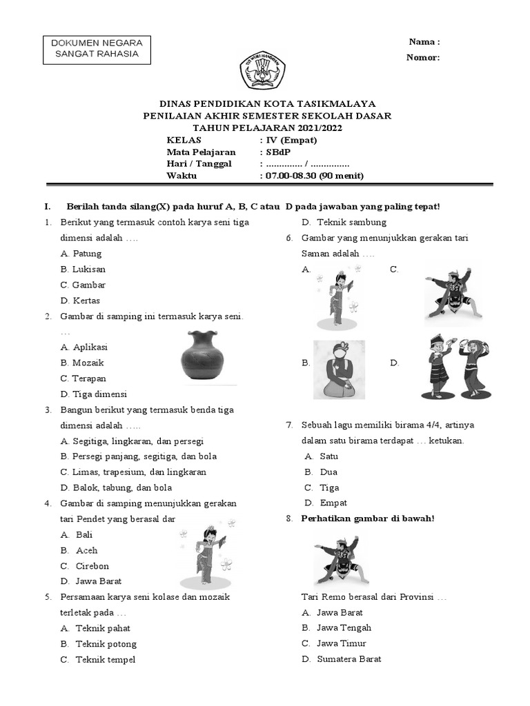Terungkap Rahasia Soal SBDP Kelas 4 Tema 3 Kurikulum 2013 yang Bikin Nilai Naik Seketika Terungkap Rahasia Soal SBDP Kelas 4 Tema 3 Kurikulum 2013 yang Bikin Nilai Naik Seketika